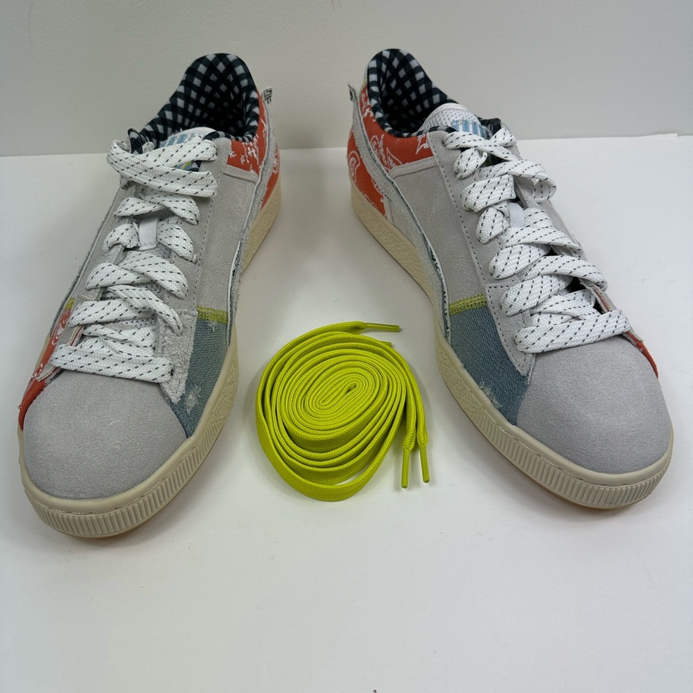 Men’s Puma Suede Backpack Spring Clean Sneakers 391609-01 Size US 11 - Picture 5 of 9